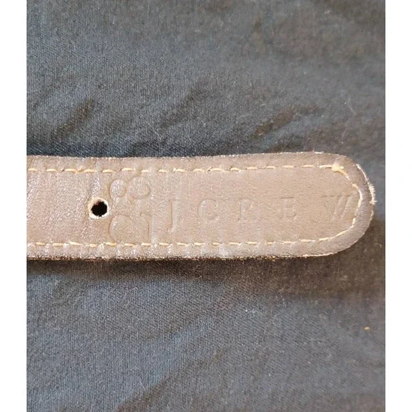 J. Crew Belt Womens 28 Classic Preppy Leather Canvas Retro Basic Simple Everyday - Picture 2 of 4